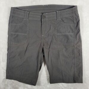 Kuhl Shorts Women's Size‎ 14 Gray Drawstring Active Outdoor Hiking Camping